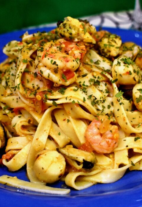 Pasta con Mariscos